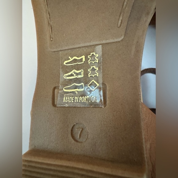 Miz Mooz New York City NWOT Antony Brown Leather Flat Comfort Sandals Size 7 - Picture 8 of 9